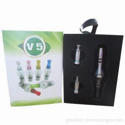 Wax V5 Glass Dome/Skull Atomizer with 3.3-4.2V Working Voltage, Measures 64 x 22.8mm